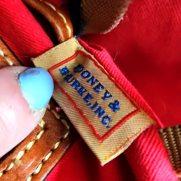 Dooney & Bourke Blue Pebbled Leather Shoulder Bag - Picture 13 of 17